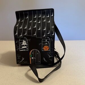 Haunted House Themed Black Bag